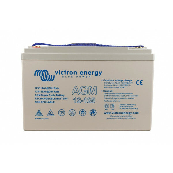 12V 125Ah AGM victron energy accu