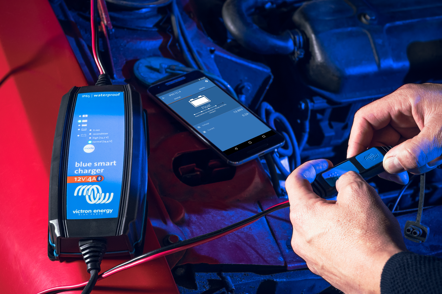 Victron Blue Smart IP65 Acculader 24/8(1) 230V CEE 7/17