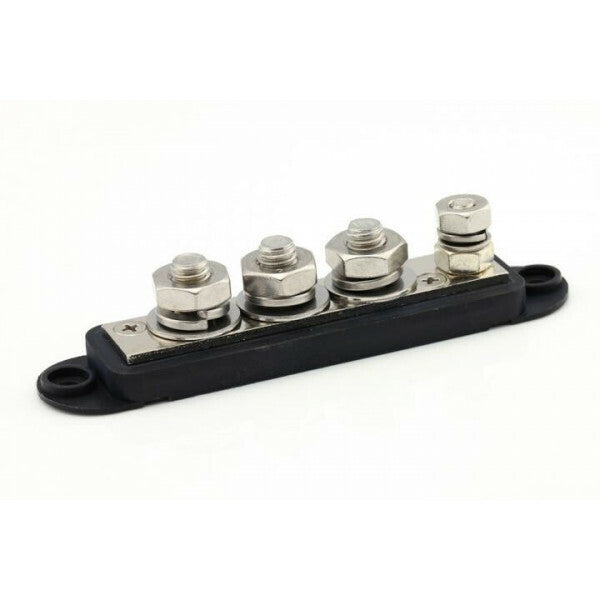 4 punts verdeelstrip compact zwart