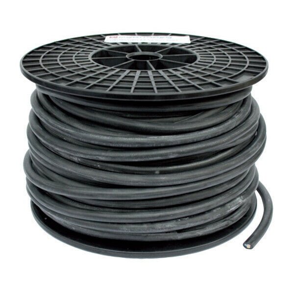 Autokabel zwart 2x 2,5mm² aders zw/rd per meter