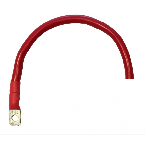 Accukabel verloop rood 10mm² 150cm M8