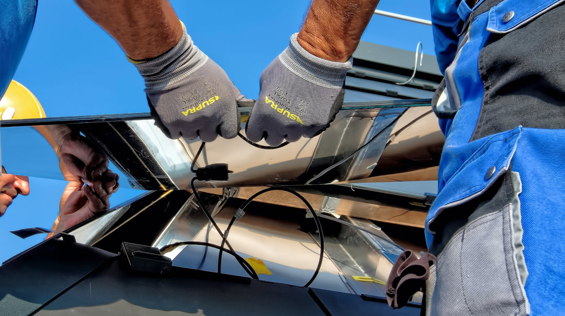 Zonnepanelen op een caravan installeren