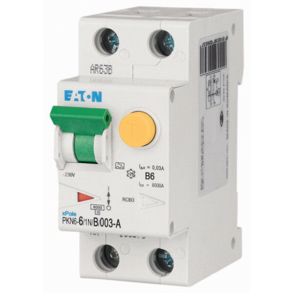 EATON Aardlekautomaat 6A 2 polen