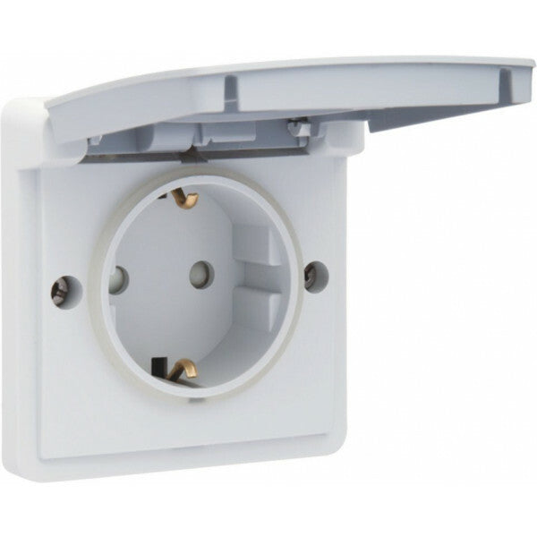 wand contactdoos opbouw