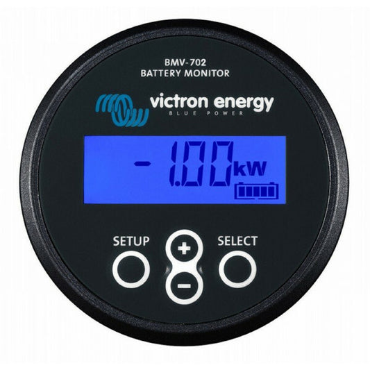 De BMV-702 accumonitor meet met zeer hoge precisie binnen een voedingsspanningsbereik van 6,5 - 95 VDC.