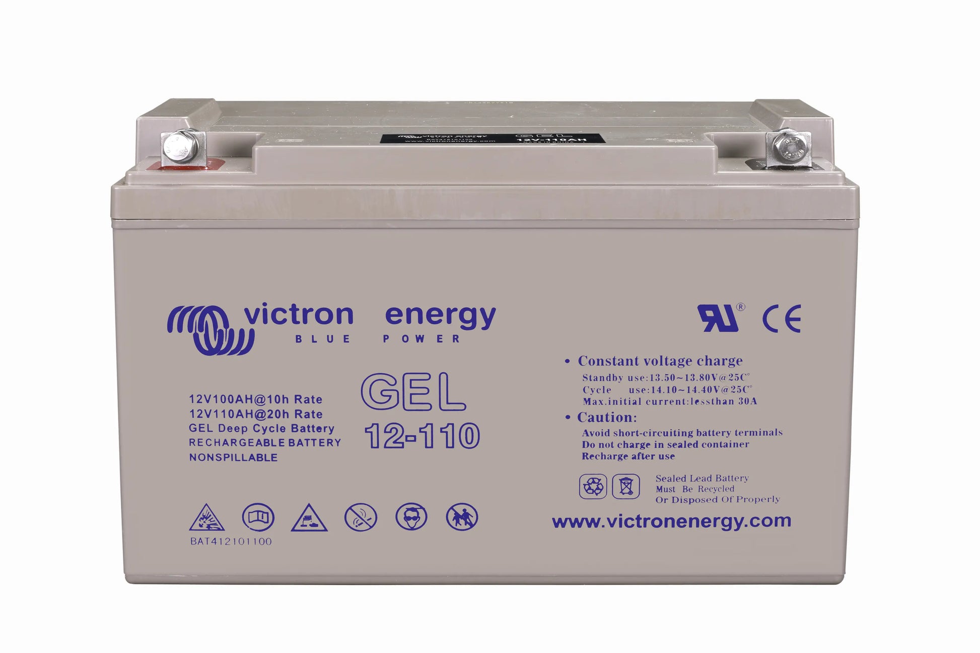 Gel accu 12V 110Ah m8
