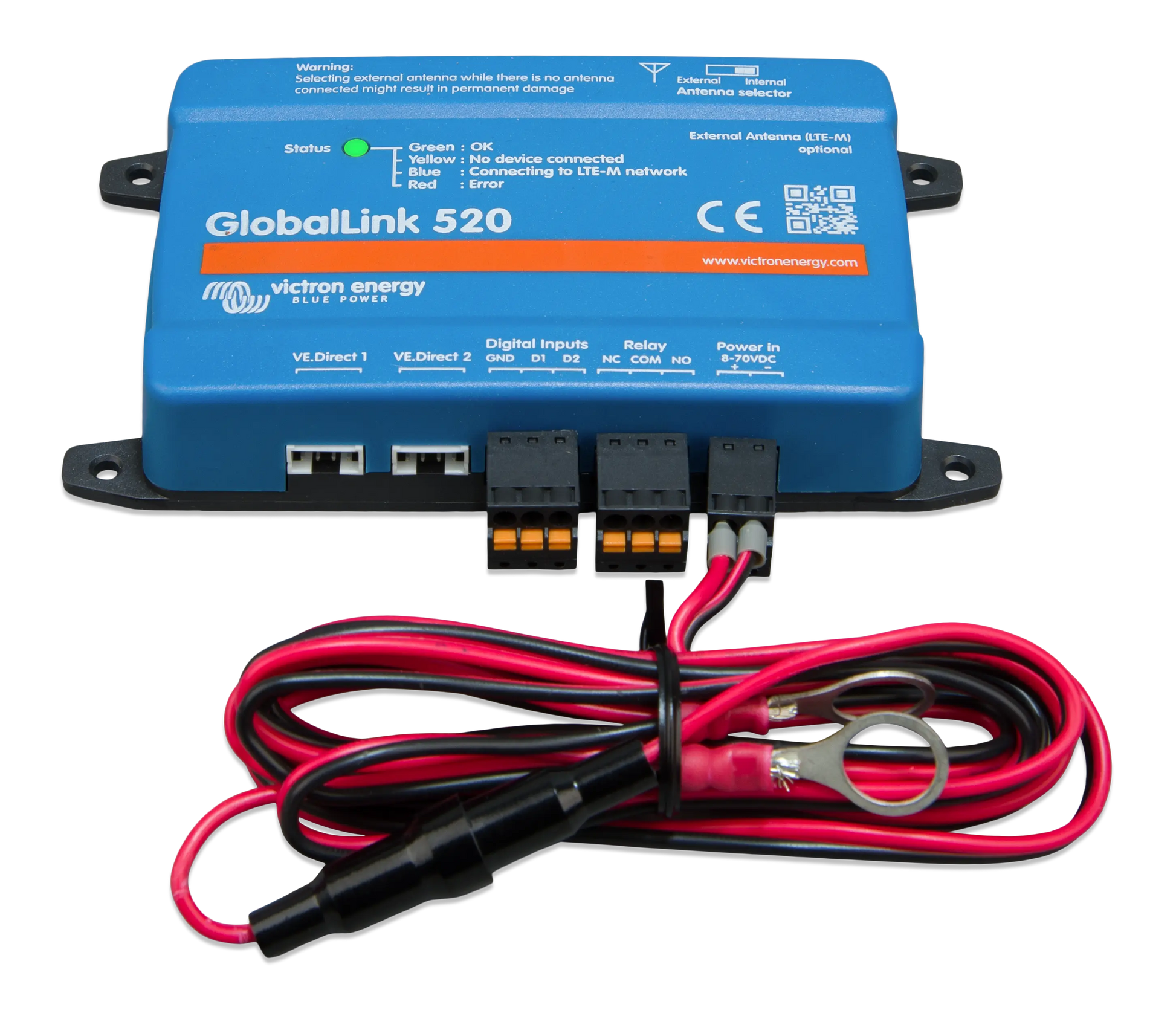 Jou off grid systeem op afstand besturen dan is De Victron GlobalLink 520 in een perfecte oplossing om uw installatie op afstand te bewaken en te besturen.