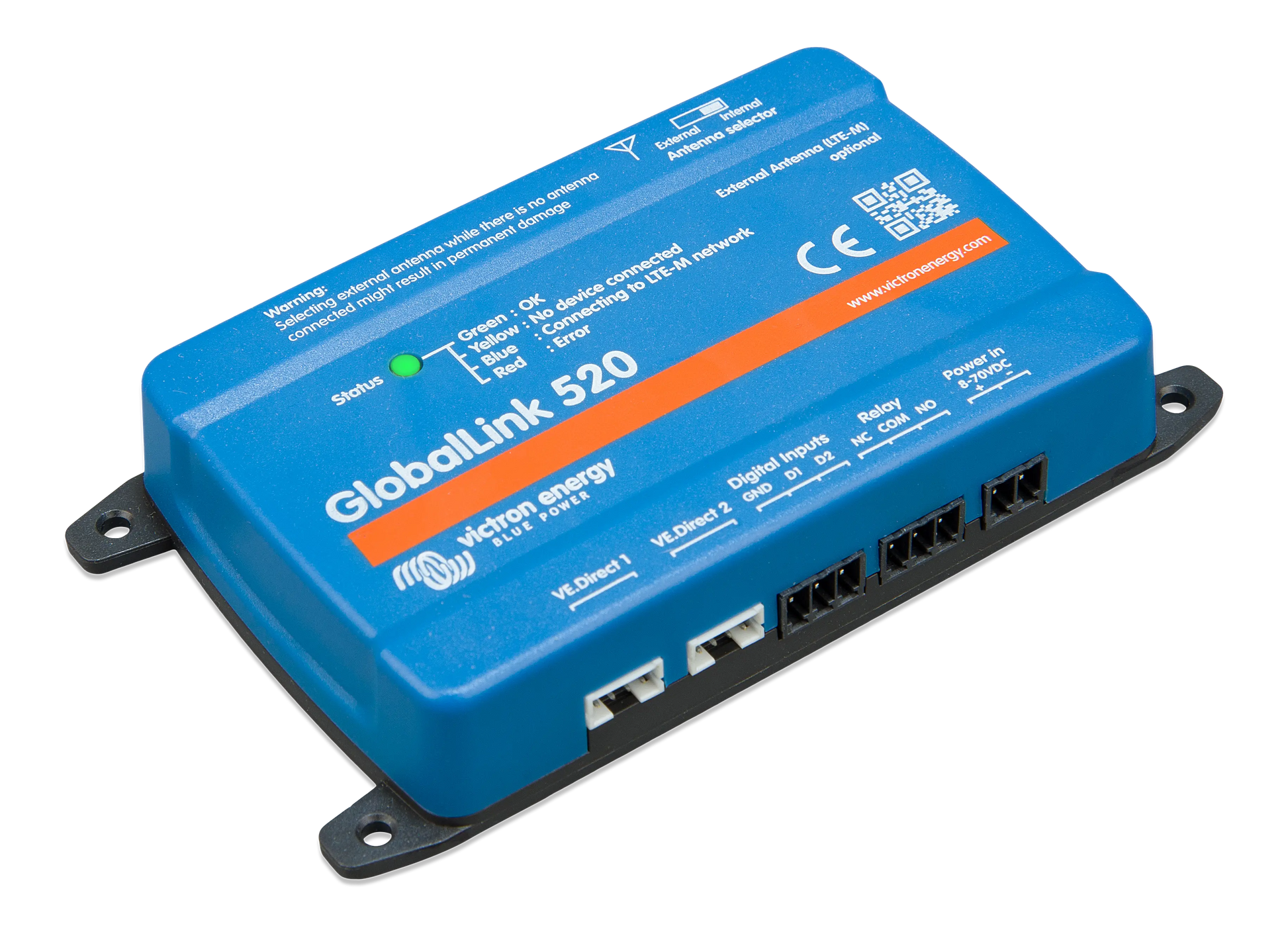 Jou off grid systeem op afstand besturen dan is De Victron GlobalLink 520 in een perfecte oplossing om uw installatie op afstand te bewaken en te besturen.