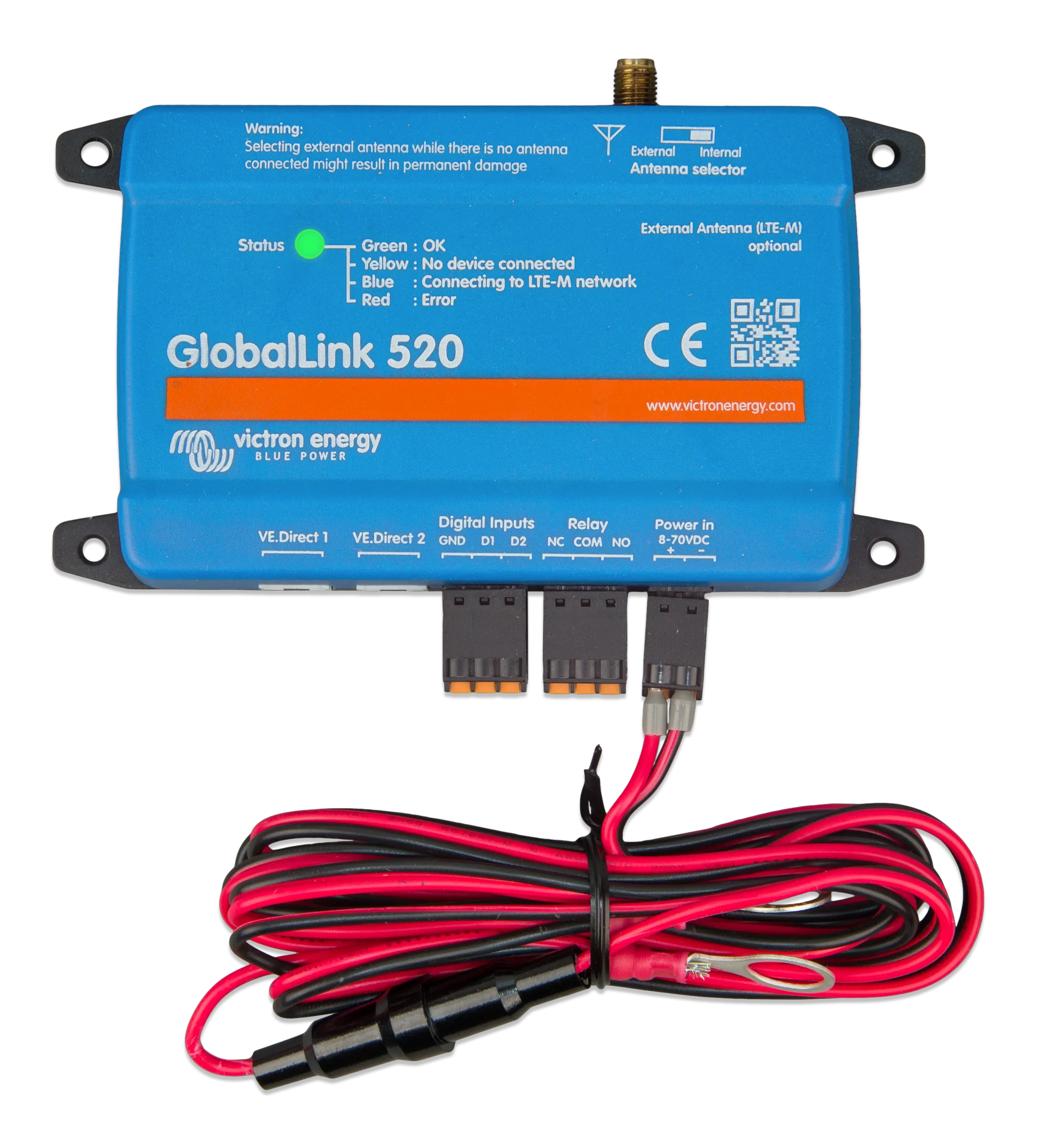 Off grid systeem op afstand besturen dan is De Victron GlobalLink 520 de perfecte oplossing!