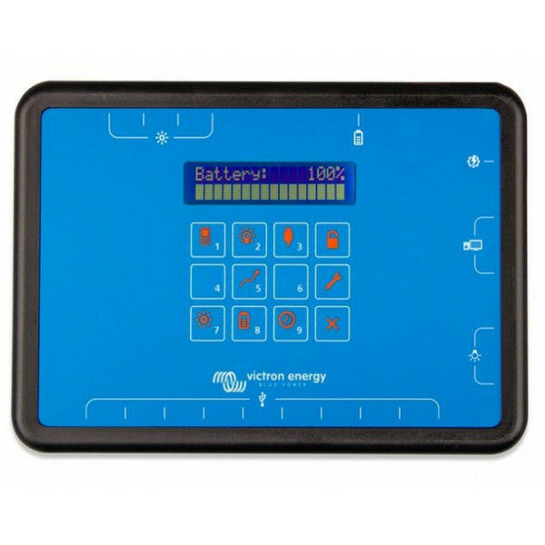 De SHS 200 is een slimme zonnelaadregelaar en stroomverdeelsysteem ontworpen voor off-grid toegang tot elektriciteit. Het wordt gebruikt met zonnepanelen en een batterij voor het voeden van DC-apparaten (12V)