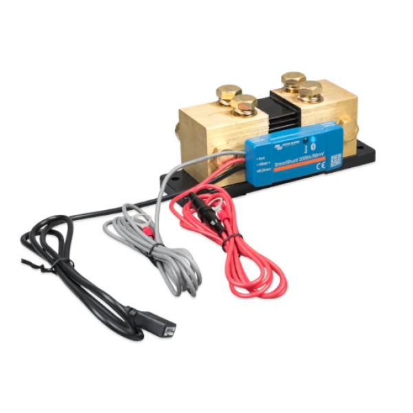 De Victron SmartShunt 2000A/50mV IP65 is de monitor oplossing van Victron Energy!