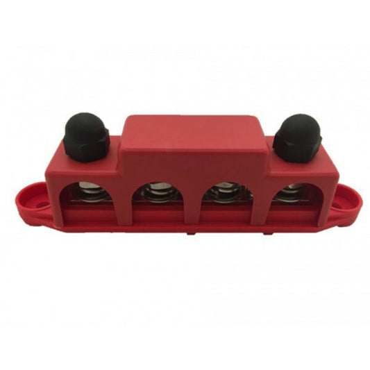 DC Verdeelrail rood 4x M10