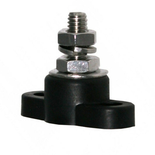 DC verdeelpunt zwart 1x8mm