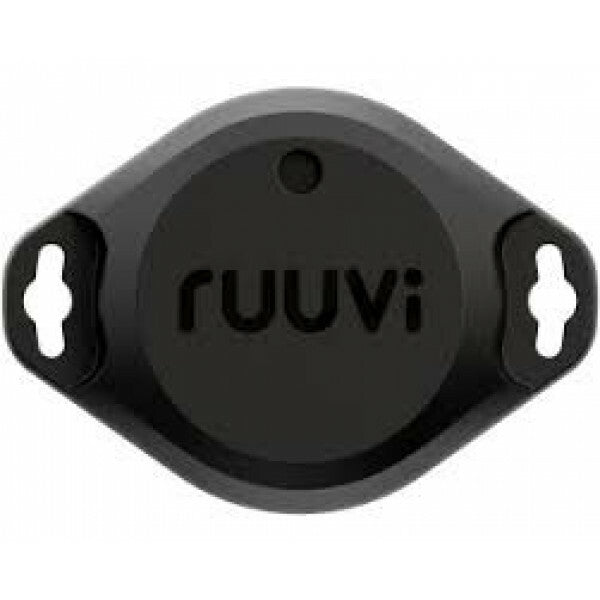 RuuviTag Pro IP67 is een robuuste IP-gecertificeerde omgevingssensor voor temperatuur-, vochtigheids- en acceleratiebewaking.