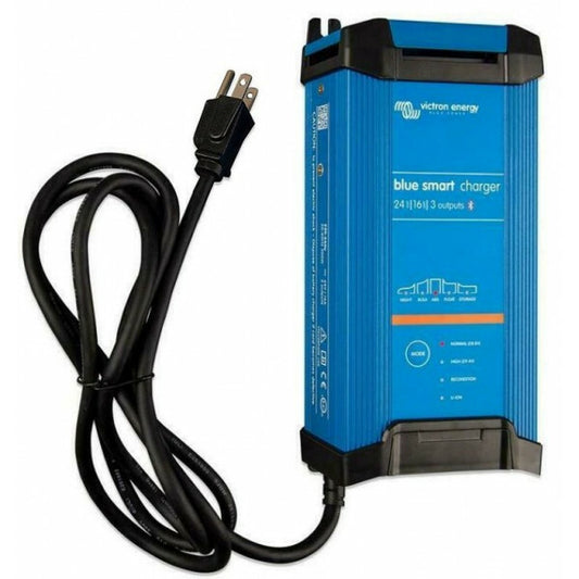 Victron Blue Smart IP22 Acculader 24/16 (3) UK BS1363 Aansluiting!