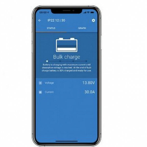 Victron Blue Smart IP22 Acculader 24/16 (3) UK BS1363 Aansluiting!