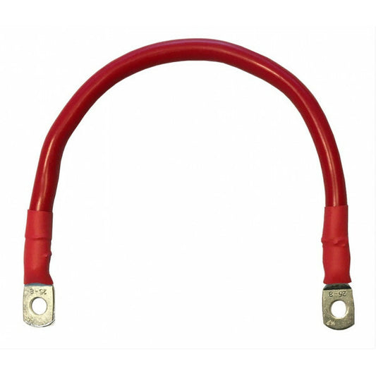 Accukabel verloop rood 16mm² 30cm M8-M10