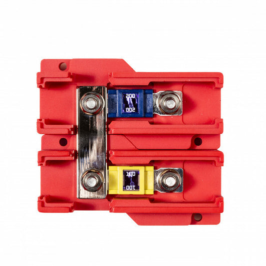 Top Busbar 20x3x74mm met 2 gaten